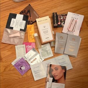 Beauty and Skincare  over 15 random skin and make up samples